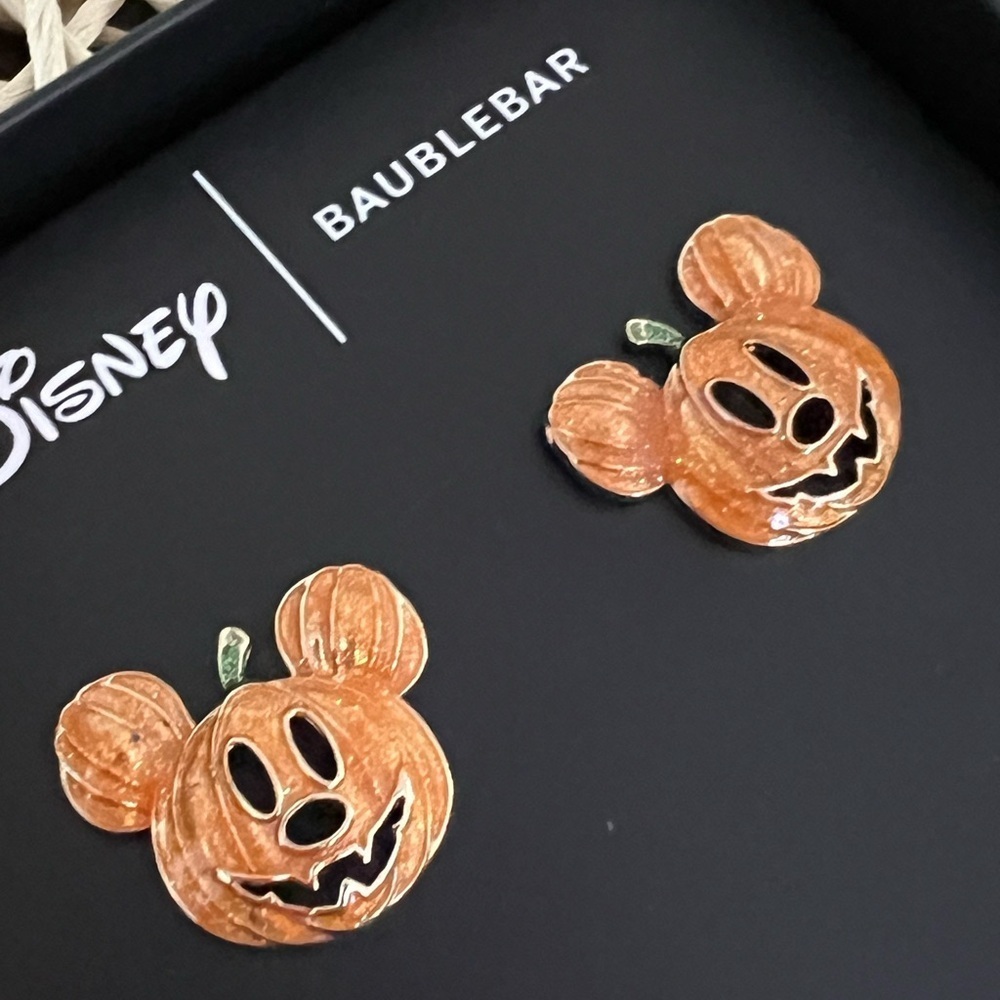 DISNEY X BAUBLEBAR • MICKEY PUMPKIN • STUD EARRING - Picture 5 of 5